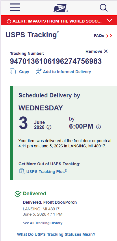 Delivery Proof Confirmation 13