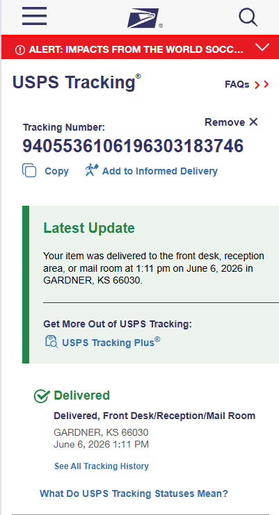 Delivery Proof Confirmation 11