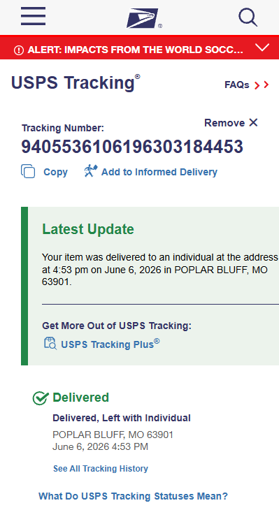 Delivery Proof Confirmation 9