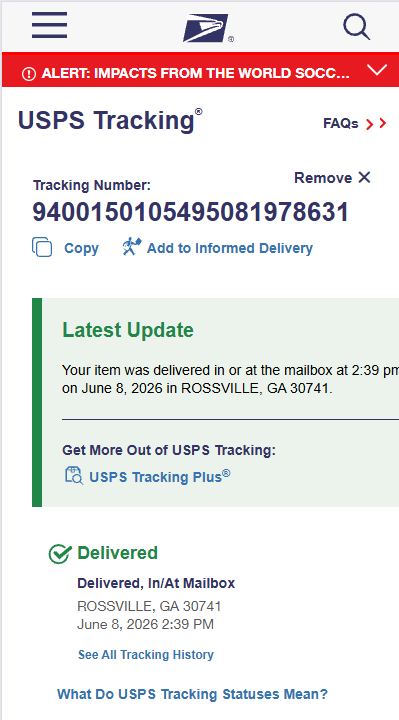 Delivery Proof Confirmation 4